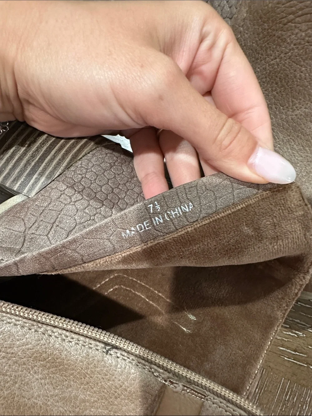 Blowfish taupe ankle
